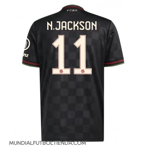 Camiseta Bayern Munich Nicolas Jackson #11 Tercera Equipación Replica 2025-26 mangas cortas